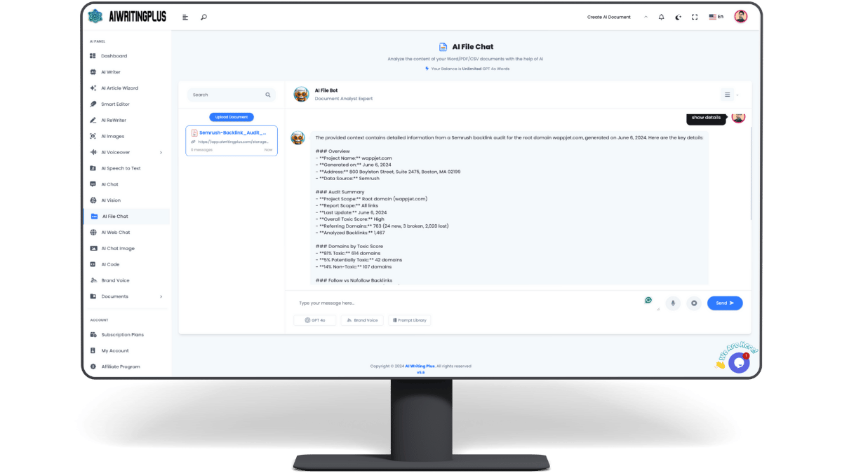 AI File Chat Unveil Document Insights