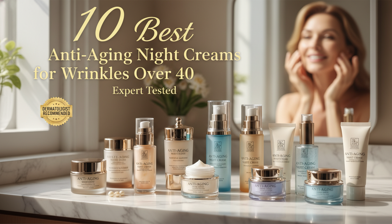 10 Best Anti-Aging Night Creams for Wrinkles Over 40: Expert Tested