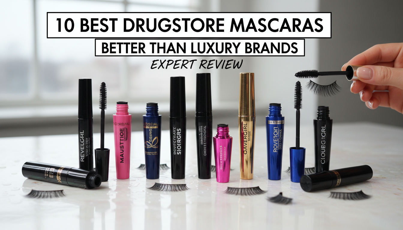10 Best Drugstore Mascaras Better Than Luxury Brands: Expert Review