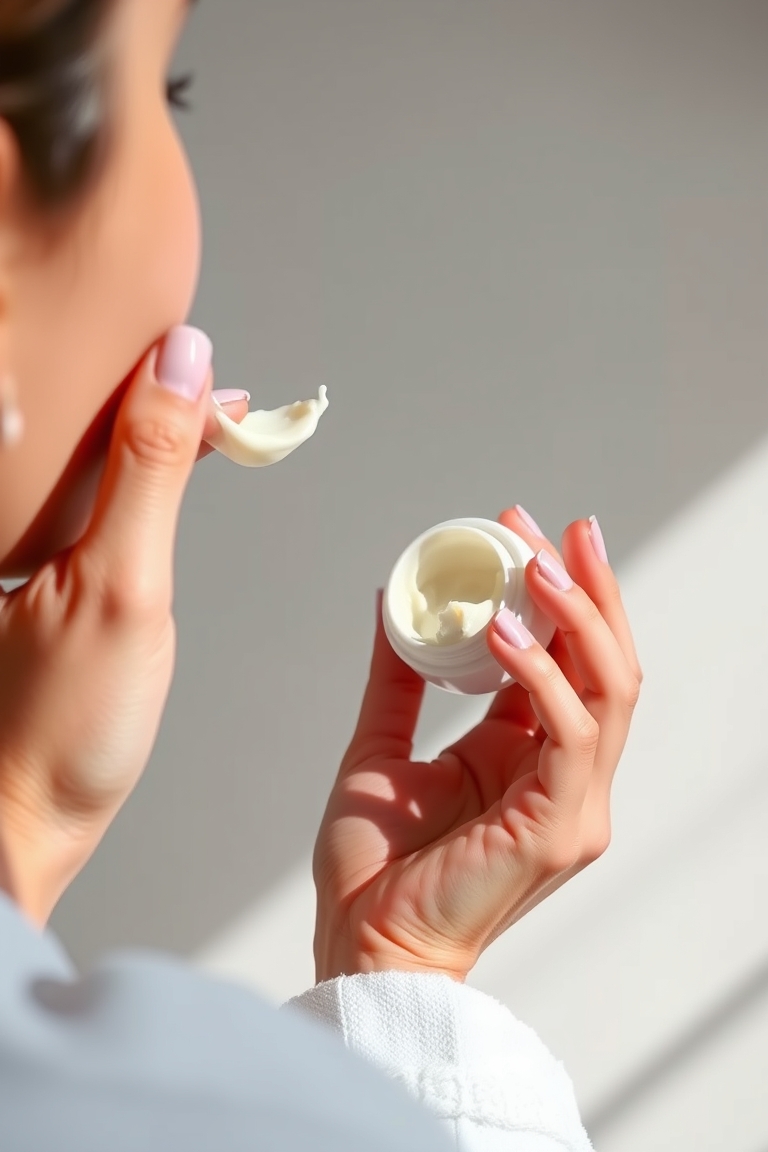 melting balm dissolving foundation during double cleanse