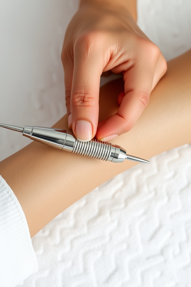 microneedling at home step