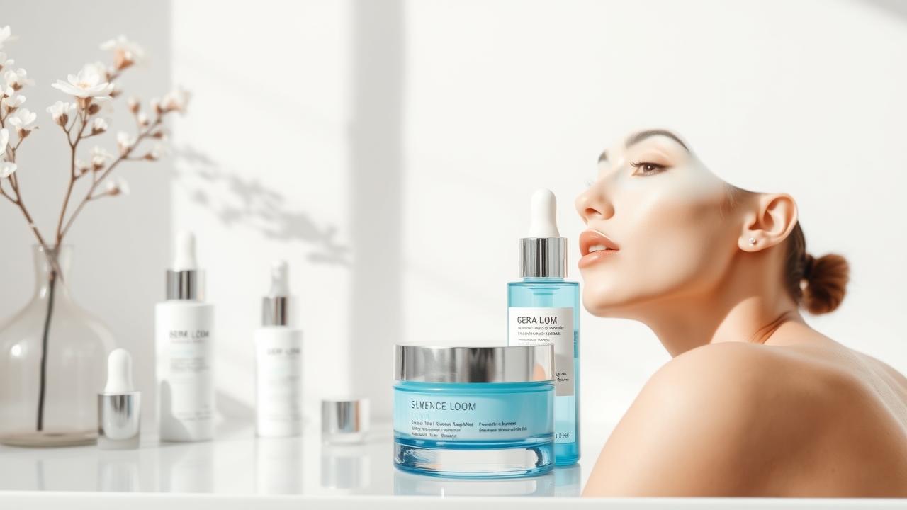 Gentle exfoliant step illustration