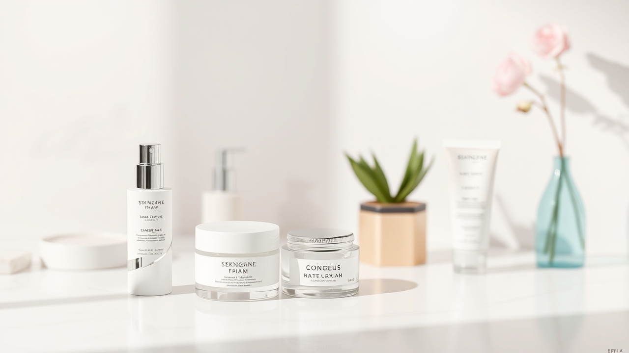 Gentle retinol serum being applied to a sensitive face